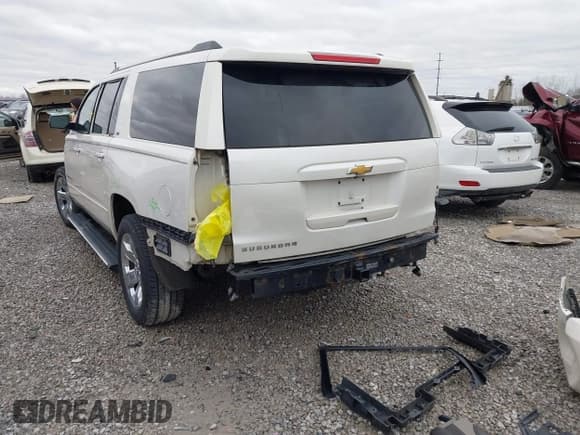 ✅ 2015 Chevrolet Suburban LTZ • VIN: 1GNSKKKC7FR290156 • Lot: 43777007. Listed on IAAI with 145,354 mi. Free auction sales archive from the USA and detailed vehicle history report at DreamBid. Image 3.