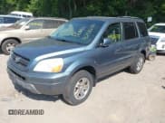 ✅ 2005 Honda Pilot EX-L • VIN: 2HKYF18765H571821 • Lot: 42586787. Listed on IAAI with 246,844 mi. Free auction sales archive from the USA and detailed vehicle history report at DreamBid. Image 2.