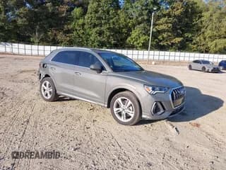 ✅ 2024 Audi Q3 S line Premium Plus • VIN: WA1EECF32R1041614 • Lot: 43353255. Listed on IAAI with 20,000 mi. Free auction sales archive from the USA and detailed vehicle history report at DreamBid. Image 1.