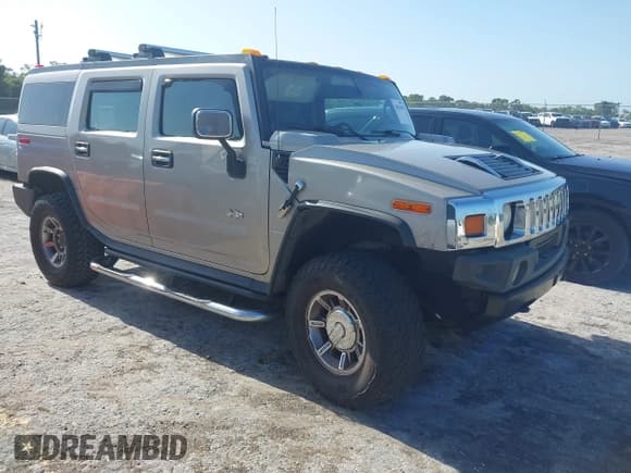 ✅ 2005 Hummer H2 SUV • VIN: 5GRGN23U25H132520 • Lot: 42821590. Wystawiony na IAAI z przebiegiem 250 426 mil. Bezpłatny archiwum sprzedaży aukcyjnych z USA i szczegółowy raport historii pojazdu na DreamBid. Zdjęcie 1.