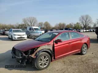 2015 Hyundai Sonata SE с VIN 5NPE24AF5FH006642, выставлен на аукционе Copart как лот 59876025 с пробегом 157 044 миль миль и На запчасти • Non repairable. История ставок и продаж доступна на DreamBid. Изображение 1.