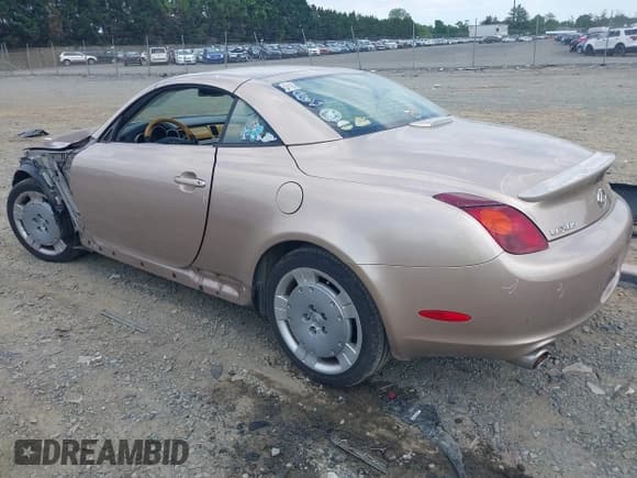 ✅ 2002 Lexus SC 430 • VIN: JTHFN48Y920008418 • Lot: 42220823. Listed on IAAI with 152,907 mi. Free auction sales archive from the USA and detailed vehicle history report at DreamBid. Image 3.