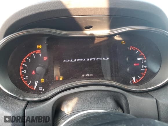 ✅ 2018 Dodge Durango GT • VIN: 1C4RDJDG0JC364573 • Lot: 60504835. Listed on Copart with 181,500 mi. Free auction sales archive from the USA and detailed vehicle history report at DreamBid. Image 9.