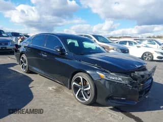 ✅ 2019 Honda Accord Sport • VIN: 1HGCV2F36KA026421 • Lot: 43574545. Listed on IAAI with 81,986 mi. Free auction sales archive from the USA and detailed vehicle history report at DreamBid. Image 1.