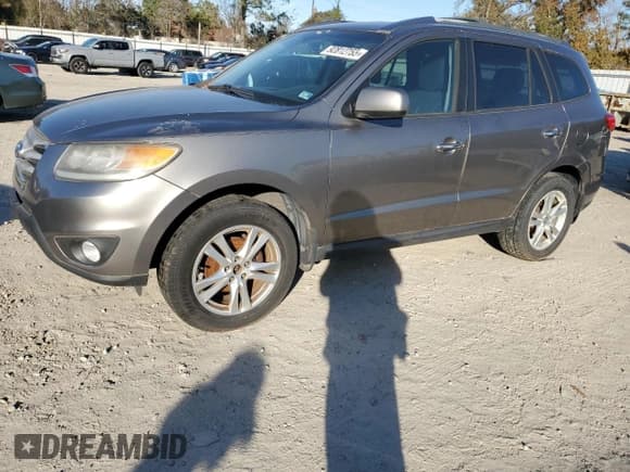 ✅ 2012 Hyundai Santa Fe Limited • VIN: 5XYZK3AB9CG142851 • Lot: 92812755. Listed on Copart with 224,572 mi. Free auction sales archive from the USA and detailed vehicle history report at DreamBid. Image 1.