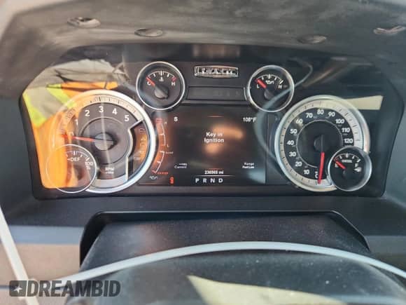 2015 Ram 1500 Big Horn with VIN 1C6RR6LM1FS664259, listed as a Copart auction lot 86628515 with 236,565 mi miles and Salvage title. Bid and sale history available at DreamBid. Image 9.