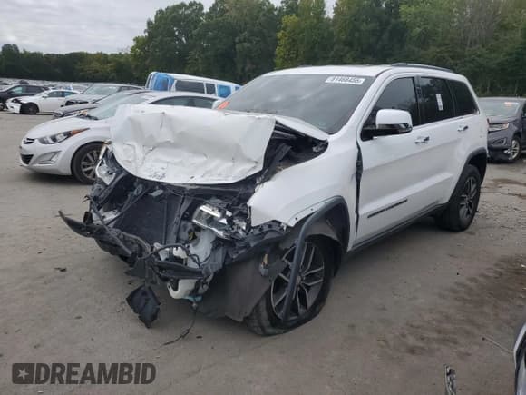 ✅ 2018 Jeep Grand Cherokee Limited • VIN: 1C4RJFBGXJC106859 • Lot: 81468455. Listed on Copart with 87,305 mi. Free auction sales archive from the USA and detailed vehicle history report at DreamBid. Image 1.