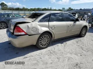 ✅ 2005 Mercury Montego Premier • VIN: 1MEFM42195G624355 • Лот: 78542964. Опубликован ранее на Copart с пробегом Не указан. Бесплатный доступ к архиву аукционных продаж из США и подробный отчёт об истории автомобиля на DreamBid. Изображение 3.
