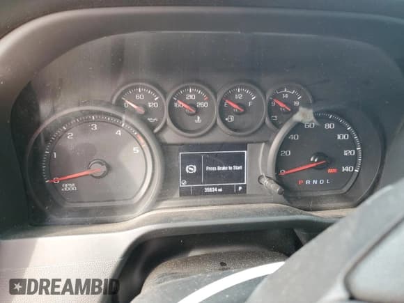 ✅ 2024 Chevrolet Silverado 2500HD Custom • VIN: 2GC4YMEY2R1251796 • Lot: 90911515. Wystawiony na Copart z przebiegiem 35 634 mil. Bezpłatny archiwum sprzedaży aukcyjnych z USA i szczegółowy raport historii pojazdu na DreamBid. Zdjęcie 9.