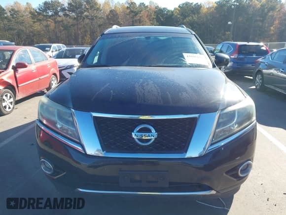 ✅ 2015 Nissan Pathfinder Platinum • VIN: 5N1AR2MM6FC659335 • Lot: 43595159. Listed on IAAI with 133,529 mi. Free auction sales archive from the USA and detailed vehicle history report at DreamBid. Image 13.