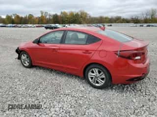 2020 Hyundai Elantra SEL with VIN 5NPD84LF1LH551644, listed as a Copart auction lot 87410875 with 47,018 mi miles and Salvage title. Bid and sale history available at DreamBid. Image 2.