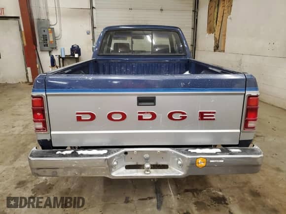 1991 Dodge Dakota z VIN 1B7GL23Y2MS258470, wystawiony jako Copart lot #45487985 z przebiegiem 176 958 mil mil oraz Szkoda całkowita • Salvage title. Historia ofert i sprzedaży dostępna na DreamBid. Obrazek 6.