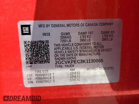 ✅ 2019 Chevrolet Silverado 1500 LT • VIN: 2GCVKPEC3K1130065 • Lot: 67390034. Wystawiony na Copart z przebiegiem 96 205 mil. Bezpłatny archiwum sprzedaży aukcyjnych z USA i szczegółowy raport historii pojazdu na DreamBid. Zdjęcie 12.