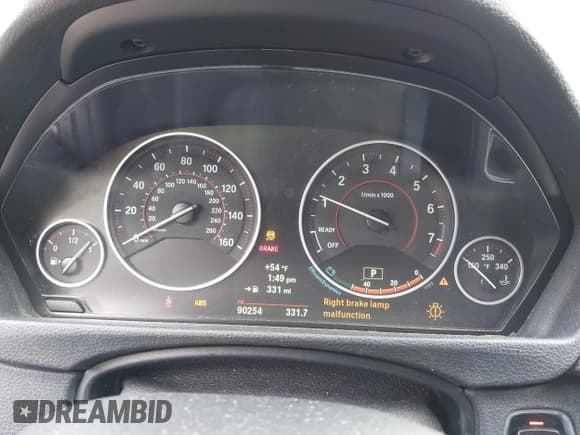 ✅ 2014 BMW 3 Series 335i • VIN: WBA3A9C52EF477911 • Lot: 43586394. Listed on IAAI with 90,254 mi. Free auction sales archive from the USA and detailed vehicle history report at DreamBid. Image 7.