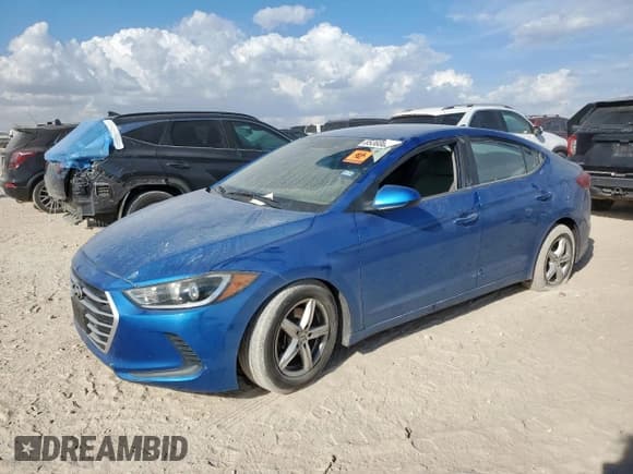 ✅ 2017 Hyundai Elantra SE • VIN: 5NPD74LFXHH151561 • Lot: 85368025. Listed on Copart with Not provided. Free auction sales archive from the USA and detailed vehicle history report at DreamBid. Image 1.