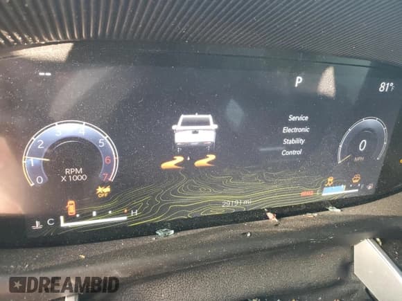 ✅ 2022 Jeep Wagoneer Series I • VIN: 1C4SJUAT7NS217837 • Lot: 44612125. Listed on Copart with 29,191 mi. Free auction sales archive from the USA and detailed vehicle history report at DreamBid. Image 9.