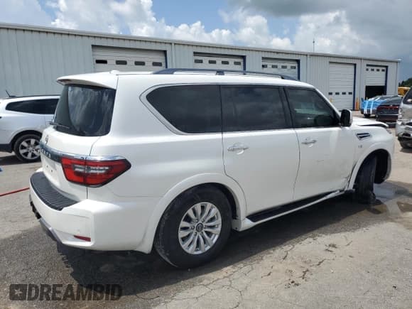 ✅ 2021 Nissan Armada SV • VIN: JN8AY2AD2M9662467 • Lot: 61624725. Listed on Copart with 76,008 mi. Free auction sales archive from the USA and detailed vehicle history report at DreamBid. Image 3.