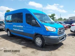 ✅ 2015 Ford Transit XL • VIN: 1FBZX2CM9FKB00094 • Lot: 42755859. Wystawiony na IAAI z przebiegiem 45 568 mil. Bezpłatny archiwum sprzedaży aukcyjnych z USA i szczegółowy raport historii pojazdu na DreamBid. Zdjęcie 1.