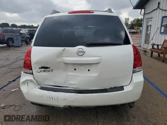 ✅ 2006 Nissan Quest S Special Edition • VIN: 5N1BV28U36N117690 • Lot: 68492215. Wystawiony na Copart z przebiegiem 131 175 mil. Bezpłatny archiwum sprzedaży aukcyjnych z USA i szczegółowy raport historii pojazdu na DreamBid. Zdjęcie 6.
