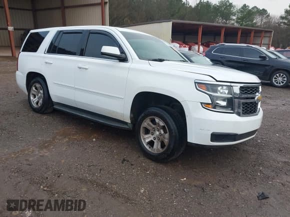 ✅ 2015 Chevrolet Tahoe Commercial • VIN: 1GNLC2KC9FR545486 • Lot: 41591764. Listed on IAAI with Not provided. Free auction sales archive from the USA and detailed vehicle history report at DreamBid. Image 1.