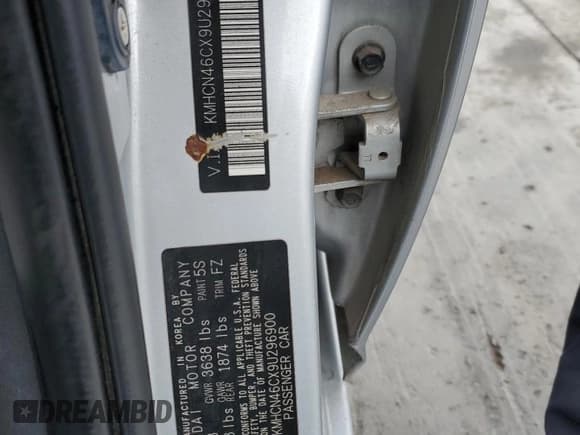 ✅ 2009 Hyundai Accent Auto GLS • VIN: KMHCN46CX9U296900 • Лот: 54849485. Опубликован ранее на Copart с пробегом 192 030 миль. Бесплатный доступ к архиву аукционных продаж из США и подробный отчёт об истории автомобиля на DreamBid. Изображение 12.