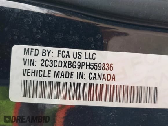 ✅ 2023 Dodge Charger SXT • VIN: 2C3CDXBG9PH559836 • Лот: 43436052. Опубликован ранее на IAAI с пробегом 57 590 миль. Бесплатный доступ к архиву аукционных продаж из США и подробный отчёт об истории автомобиля на DreamBid. Изображение 9.