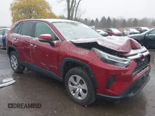 ✅ 2023 Toyota RAV4 LE • VIN: 2T3G1RFV2PW375204 • Lot: 43658668. Listed on IAAI with 8,207 mi. Free auction sales archive from the USA and detailed vehicle history report at DreamBid. Image 1.