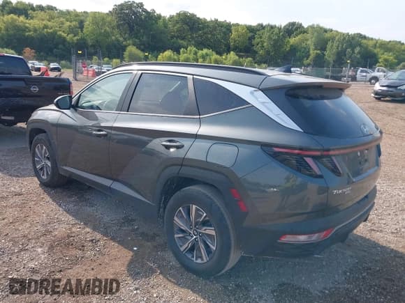 ✅ 2022 Hyundai Tucson Blue • VIN: KM8JBCA18NU075192 • Lot: 42958168. Wystawiony na IAAI z przebiegiem 35 149 mil. Bezpłatny archiwum sprzedaży aukcyjnych z USA i szczegółowy raport historii pojazdu na DreamBid. Zdjęcie 3.