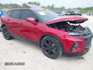 ✅ 2021 Chevrolet Blazer RS • VIN: 3GNKBKRS4MS570818 • Lot: 42511827. Listed on IAAI with 28,519 mi. Free auction sales archive from the USA and detailed vehicle history report at DreamBid. Image 1.