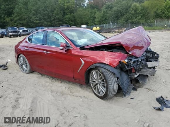✅ 2020 Genesis G70 2.0T • VIN: KMTG64LA4LU046602 • Lot: 68561854. Listed on Copart with 45,490 mi. Free auction sales archive from the USA and detailed vehicle history report at DreamBid. Image 4.