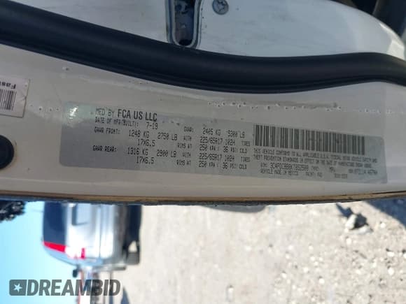 ✅ 2019 Dodge Journey SE • VIN: 3C4PDCBB8KT852508 • Lot: 42239706. Wystawiony na IAAI z przebiegiem Nie podano. Bezpłatny archiwum sprzedaży aukcyjnych z USA i szczegółowy raport historii pojazdu na DreamBid. Zdjęcie 9.