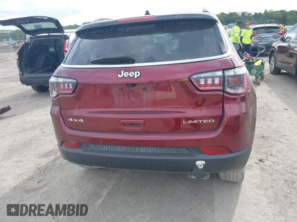 ✅ 2022 Jeep Compass Limited • VIN: 3C4NJDCB8NT108917 • Lot: 43103913. Listed on IAAI with 40,586 mi. Free auction sales archive from the USA and detailed vehicle history report at DreamBid. Image 17.