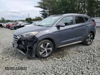 2017 Hyundai Tucson Sport with VIN KM8J3CA26HU593389, listed as a Copart auction lot 82147725 with 65,174 mi miles and Salvage title. Bid and sale history available at DreamBid. Image 1.