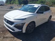 ✅ 2023 Hyundai Kona N Line • VIN: KM8K3CA3XPU984721 • Lot: 43410832. Listed on IAAI with 32,293 mi. Free auction sales archive from the USA and detailed vehicle history report at DreamBid. Image 2.