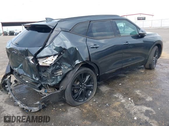 ✅ 2019 Chevrolet Blazer RS • VIN: 3GNKBERS2KS697887 • Lot: 43464234. Listed on IAAI with 131,523 mi. Free auction sales archive from the USA and detailed vehicle history report at DreamBid. Image 4.