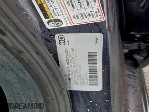 ✅ 2013 Audi A6 Premium Plus • VIN: WAUGFAFC0DN064923 • Lot: 94151455. Wystawiony na Copart z przebiegiem 132 197 mil. Bezpłatny archiwum sprzedaży aukcyjnych z USA i szczegółowy raport historii pojazdu na DreamBid. Zdjęcie 12.