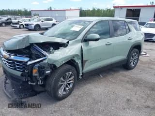 ✅ 2025 Chevrolet Equinox FWD LT • VIN: 3GNAXHEG2SL170412 • Lot: 42999146. Wystawiony na IAAI z przebiegiem 18 405 mil. Bezpłatny archiwum sprzedaży aukcyjnych z USA i szczegółowy raport historii pojazdu na DreamBid. Zdjęcie 2.