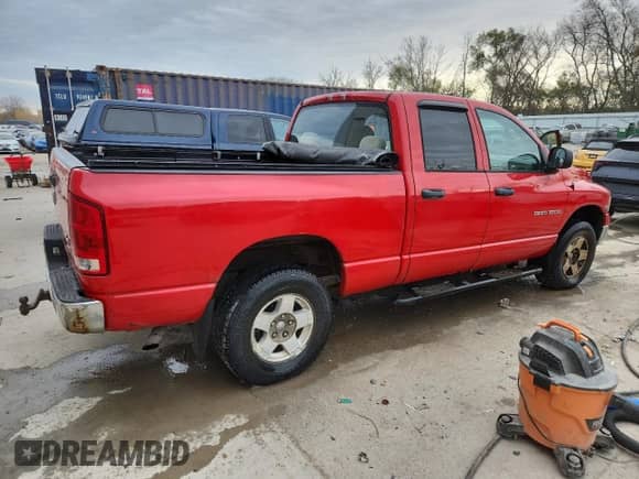 2005 Dodge 1500 SLT with VIN 1D7HU18D25S260034, listed as a Copart auction lot 91394095 with 97,427 mi miles and Clean title. Bid and sale history available at DreamBid. Image 3.