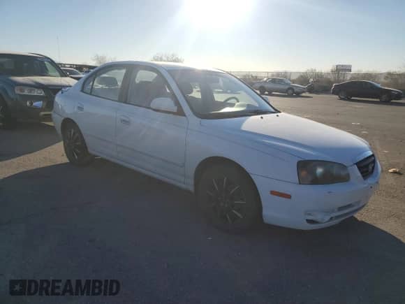 2006 Hyundai Elantra GLS with VIN KMHDN46D46U244056, listed as a Copart auction lot 74598194 with 79,575 mi miles and Salvage title. Bid and sale history available at DreamBid. Image 4.