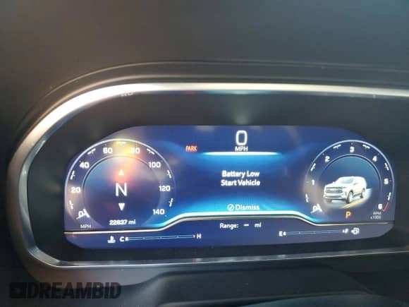 2023 Chevrolet Tahoe RST with VIN 1GNSKRKL4PR485979, listed as a Copart auction lot 55153445 with 22,637 mi miles and Salvage title. Bid and sale history available at DreamBid. Image 9.