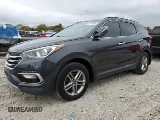 ✅ 2018 Hyundai Santa Fe 2.4L • VIN: 5XYZU3LB7JG543240 • Лот: 89693095. Опубликован ранее на Copart с пробегом 121 636 миль. Бесплатный доступ к архиву аукционных продаж из США и подробный отчёт об истории автомобиля на DreamBid. Изображение 1.