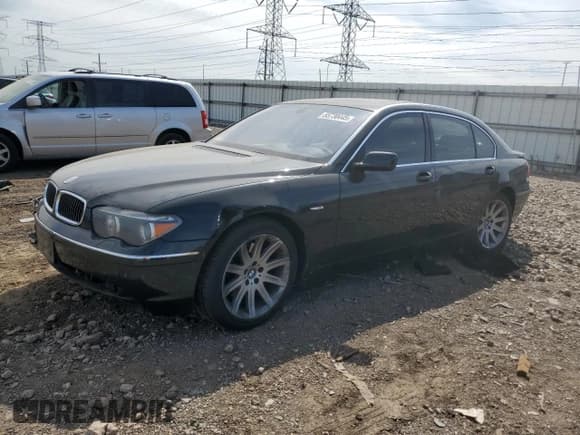 ✅ 2003 BMW 7 Series 745Li • VIN: WBAGN63463DS43985 • Lot: 55730445. Listed on Copart with Not provided. Free auction sales archive from the USA and detailed vehicle history report at DreamBid. Image 1.