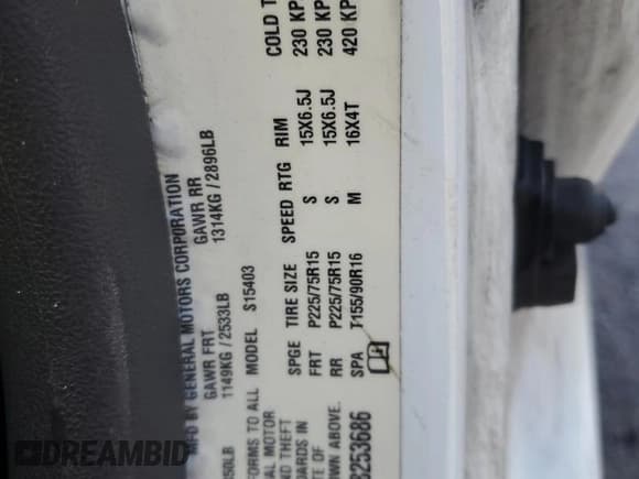 ✅ 2005 Chevrolet Colorado LS Z85 • VIN: 1GCCS146158253686 • Lot: 80157775. Listed on Copart with 207,912 mi. Free auction sales archive from the USA and detailed vehicle history report at DreamBid. Image 12.