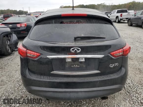 ✅ 2016 Infiniti QX70 • VIN: JN8CS1MU2GM670540 • Lot: 74672714. Listed on Copart with Not provided. Free auction sales archive from the USA and detailed vehicle history report at DreamBid. Image 6.