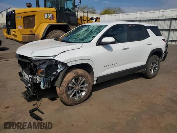 2025 Chevrolet Equinox FWD LT z VIN 3GNAXHEGXSL220604, wystawiony jako Copart lot #54407375 z przebiegiem 6 306 mil mil oraz Czysty tytuł • Clean title. Historia ofert i sprzedaży dostępna na DreamBid. Obrazek 1.