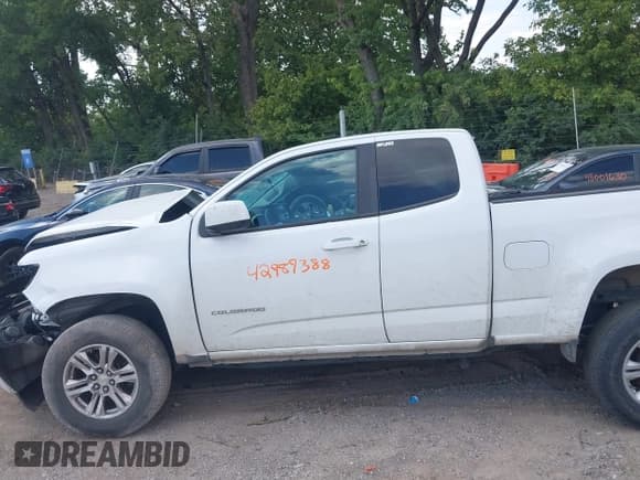 ✅ 2021 Chevrolet Colorado 2WD LT • VIN: 1GCHSCEA4M1240782 • Lot: 42989388. Listed on IAAI with 77,119 mi. Free auction sales archive from the USA and detailed vehicle history report at DreamBid. Image 14.