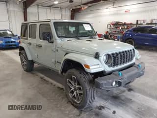 ✅ 2024 Jeep Wrangler Willys • VIN: 1C4RJXN68RW294140 • Lot: 43761247. Listed on IAAI with Not provided. Free auction sales archive from the USA and detailed vehicle history report at DreamBid. Image 1.