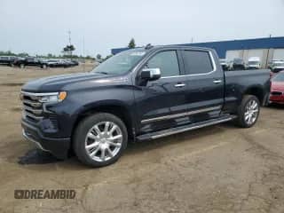 2022 Chevrolet Silverado 1500 High Country z VIN 1GCUDJEDXNZ632496, wystawiony jako Copart lot #60863965 z przebiegiem 46 471 mil mil oraz Szkoda całkowita • Salvage title. Historia ofert i sprzedaży dostępna na DreamBid. Obrazek 1.