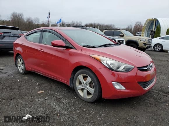 ✅ 2013 Hyundai Elantra GLS • VIN: KMHDH4AE2DU941892 • Lot: 92040655. Listed on Copart with 152,146 mi. Free auction sales archive from the USA and detailed vehicle history report at DreamBid. Image 4.