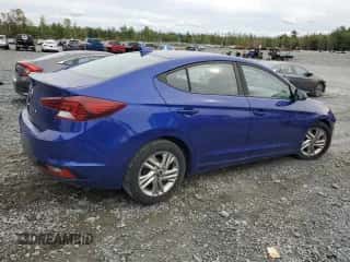 2019 Hyundai Elantra Limited with VIN KMHD84LF0KU856486, listed as a Copart auction lot 71397625 with 106,293 mi miles and Salvage title. Bid and sale history available at DreamBid. Image 3.